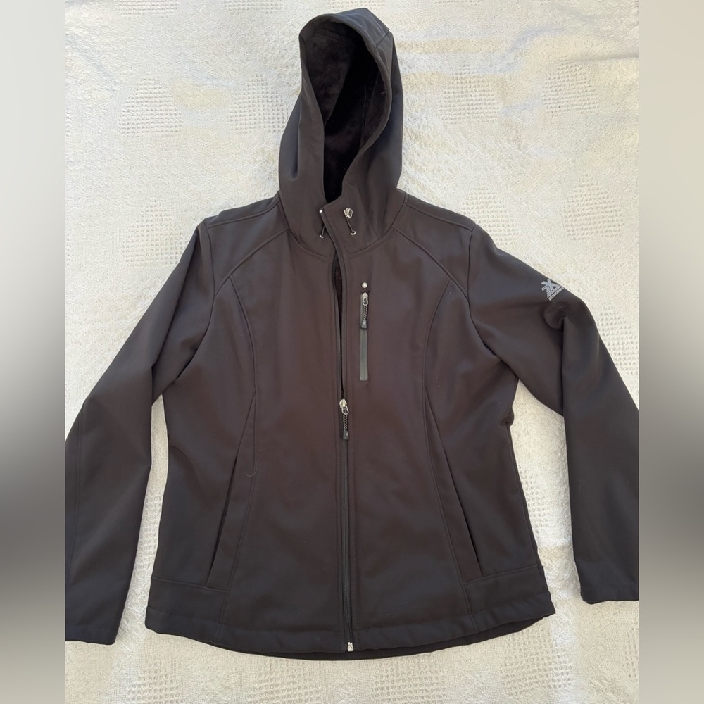 Zero Xposur Women’s Size Large Black Medium Weight Coat Preowned Jacket